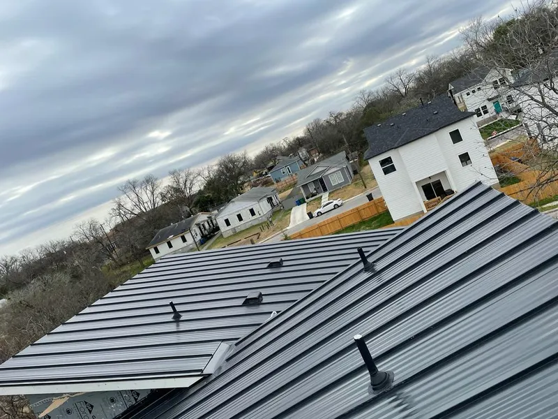 Standing seam metal roof panels with vents for Skylight Repair in Perrysburg